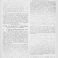 0411 - Page 411 - Sociétés Savantes. Société d'anthropologie. Séance du 17 juin 1897 / Revue des maladies de l'enfance. Rédacteur spécial: Dr Paul-Boncour. IV. - La Bronchite chronique simple chez les enfants; par René Frouin. - Thèse de Paris, 1897 / V. - Considérations sur la température axillaire chez les enfants, principalement sur la valeur de petites élévations au dessus de 37°; par le Dr Marinescu... - Revue des maladies de l'enfance, avril 1897 / VI. - La varicelle du larynx. Laryngite suffocante varicelleuse; par MM. Marfan..., et Jean Hallé... / VII. - Ueber medicamentöse Behandlung von Darmcatar rhen des Saenglings alters (Des médicaments employés dans le catarrhe intestinal che les nourrissons); par Hock..., 1896