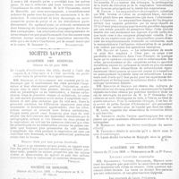 0010 - Page 7 - Bulletin du progrès médical. Hygiène publique: postes de police et violons [Bourneville] / Sociétés savantes. Académie des sciences. Séance du 12 juin 1899 / Société de biologie. Séance du 24 juin 1899 / Académie de médecine. Séance du 27 juin 1899