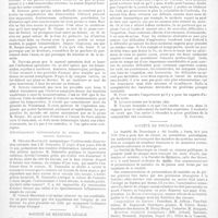 0012 - Page 9 - Sociétés savantes. Société de chirurgie. Séance du 21 juin 1899 / Société de médecine légale. Séance du 19 juin 1899 / Société de neurologie