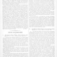 0014 - Page 11 - Revue d'hygiène. VI. - Prophylaxie de la tuberculose dans les crèches; par Paul Richard. (Masson, 1899.) [J. Noir] / Revue d'hydrologie. I. - Martigny-les-Bains (Vosges). Eaux sulfatées calciques, par le Dr L. Dedet. (Marétheux, imp., Paris, 1899.) / II. - Les eaux de Châtel-Guyon et leur action sur la nutrition; par G. Pessez. (Masson et Compagnie, édit., 1898)