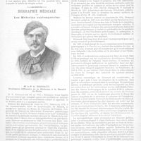 0030 - Page 27 - Bibliographie. Traité de médecine et de thérapeutique de P. Brouardel et A. Gilbert... (J.-B. Baillière et fils, édit., 1899.) / Biographie médicale. Les médecins contemporains