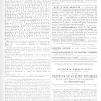 0067 - Page 64 - Nouvelles. Natalité à Paris / Moralité à Paris / Faculté des sciences de Nancy / Faculté de médecine de Bordeaux / Banquet Ladreid de Lacharrière / Nécrologie [Commandant Charcot] / Chronique des hôpitaux. Hospice de Bicêtre