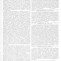 0079 - Page 76 - Bibliographie. Essai de groupement nosographique des maladies infectieuses de l'homme; par M. L. Gautier... (... Genève 1899.) / Abcès du psoas au cours de la variole; par Cadina Castellvi... (Revista de medicina y cirugia, n° 558.) / Myélite infectieuse consécutive à la variole; par D. Sainz y Lopez. (Revista de med. y cir., n° 556.) / Alcoolisme et tuberculose; par Espina y Capo. (Revista de medicina y cirugia, n° 557 et 558.) / Luxation intermittente du nerf cubital; par R. Lozano. (Revista de med; y cir., n° 575.) / Un cas de squirrhe de la valvule iléo-caecale; par Axel Cedercreutz