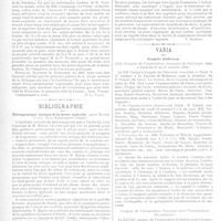 0191 - Page 188 - Correspondance. Conférence internationale pour la prophylaxie de la syphillis et des maladies vénériennes / Bibliographie. Thérapeutique clinique de la fièvre typhoïde; par O. Martin. (... Encyclopédie Léauté.) / La péritonite tuberculose; par G. Maurange. (... Encyclopédie Léauté.) [F. Ramond] / Varia. Congrès médicaux