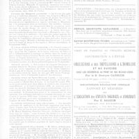 0211 - Page 208 - Nouvelles. Congrès des médecins du P.-L.-M. / Congrès des médecins allemands / Nouveau service d'ophtalmologie / Médecin député / Hospices civils de Saint-Etienne (Loire) / La suture intestinale chez les anciens / Service de santé de la marine / Distinctions honorifiques / Intoxication saturnine par le pain