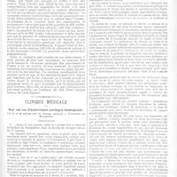 0230 - Page 227 - Thérapeutique infantile. Chimisme gastrique chez trois nourrissons âgés de 6 mois à 1 an, nourris au lait stérilisé. Par L. Netter... / Clinique médicale. Sur un cas d'anévrisme aortique disséquant. Par le Dr H. Pelon...