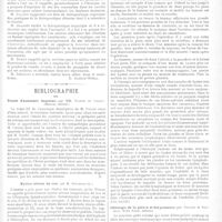 0412 - Page 411 - Sociétés savantes. Société de médecine de Paris. Séance du 11 novembre 1899 / Bibliographie. Traité d'anatomie humaine; par MM. Poirier et Charpy (Masson, éditeur) / Kystes séreux du cou; par M. Sundholm (A.) / Chirurgie de la plèvre et des poumons; par Terrier et Raymond (Félix Alcan, éditeur)