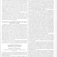 0424 - Page 423 - Bulletin du progrès médical. Conférences de laryngologie, otologie, rhinologie: M. Castex... / Conférences de médecine mentale: M. Dupré... / Sociétés savantes. Société de biologie. Séance du 18 novembre 1899