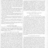 0426 - Page 425 - Sociétés savantes. Société médicale des hôpitaux. Séance du 17 novembre 1899 / Société de chirurgie. Séance du 22 novembre 1899 / Société d'obstétrique de Paris. Séance de novembre 1899