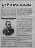 Le Professeur Pierre Budin - Le progrès médical  : journal de médecine, de chirurgie et de pharmacie