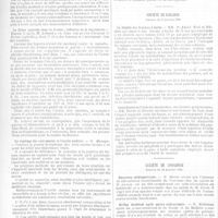 0049 - Page 42 - Sociétés savantes. Académie de médecine. Séance du 18 janvier 1920 / Société de biologie. Séance du 8 janvier 1921 / Société de chirurgie. Séance du 12 janvier 1921
