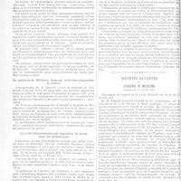 0091 - Page 84 - Revue de la presse hebdomadaire. Traitement des retards de consolidation par le sérum de fracturé (Paris médical, 12 février 1921) / La méthode de Willems dans les arthrites suppurées du genou (Journ. de médecine de Bordeaux, 10 février 1921) / La crise hémoclasique par ingestion de sucre chez les diabétiques (Presse médical, 12 février 1921) / Sociétés savantes. Académie de médecine. Séance du 15 février 1921