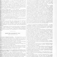 0104 - Page 97 - Sociétés savantes. Société de biologie. Séance du 12 février 1921 / Société des chirurgiens de Paris. Séance du 21 janvier 1921 / Séance du 4 février 1921