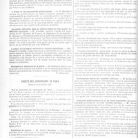 0129 - Page 122 - Sociétés savantes. Société de médecine de Paris. Séance du 26 février 1921 / Société des chirurgiens de Paris. Séance du 16 février 1921
