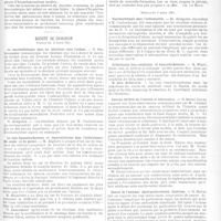 0136 - Page 129 - Sociétés savantes. Société de biologie. Séance du 5 mars 1921 / Société de chirurgie. Séance du 2 mars 1921 / Séance du 9 mars 1921
