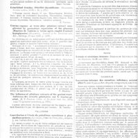 0423 - Page 424 - Actualités. Endocrinologie. The dangers of pituitary extract. (Dangers de l'extrait pituitaire. (Pierre Rucker et Ch. Haskell. Journ. of the Amer. Med. Assoc., 21 mai 1921...) [Henri Vignes] / Esterilidad tiroidea (Stérilité thyroïdienne. (Giacobini. Semana medica, 1919...) [H. Vignes] / Uterine rupture at term after pituitary extract complicated by premature separation of the placenta (Rupture de l'utérus à terme après emploi d'extrait hypophysaire) (Maxwell. Journal of the American med. Ass., Chicago, 15 mai 1920...) [F. Hidden] / The influence of pituitary extracts of the genital tract. (Influence des extraits pituitaires sur le tractus génital). (R. T. Franck. Journ. of the Amer. med. Ass., 1919...) [H. Vignes] / Paludisme. Contribution à l'étude du paludisme autochtone à plasmodium praecox. (Loubrieu, Thèse de Paris, 1921, Arnette...) / Reins. Utérine et sécrétions internes. (Rémond et Minvielle. Gaz. des hôpitaux, 24-26 mai 1921) / Vaisseaux. Les varices internes des membres inférieurs existent-elles? (Léon Mabille. Soc. de path. comparée, 14 juin 1921)