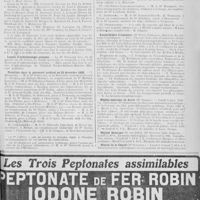 0003 - Page 3 - Nouvelles. Assistance publique / Leçons d'ophtalmologie pratique / Mutations dans le personnel médical au 25 décembre 1920 / Amphithéâtre d'anatomie / Hôpital maritime de Berck / Hôpital Broussais / Hôpital de la Charité