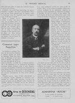 [Comment juger Napoléon] Charles Richet - Le progrès médical