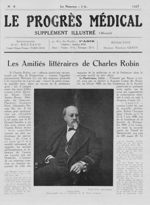 Charles Robin (Photographie due à l'obligeance de M. Pierre Trahard.) - Le progrès médical