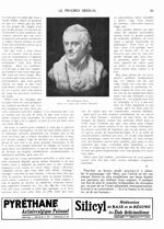 Pierre-François Percy. Buste en marbre par Léonce Demoulin - Le progrès médical