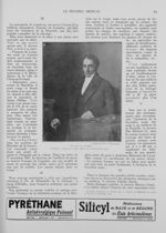 Fournier de Lempdes. Portrait à l'huile par Cadot - Le progrès médical