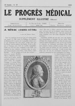 Joannes [Jean] Senac Archiatrorum Comes - Le progrès médical