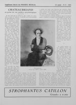 Chateaubriand. Crayon par Hilaire Ledru (1820) - Le progrès médical