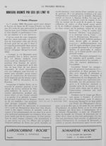 Médaille offerte à Broussais par les élèves du cours de phrénologie (1836) - Le progrès médical