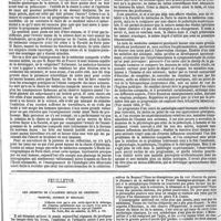 0015 - Page 13 - Revue hebdomadaire. Académie de médecine : la pathologie expérimentale et la clinique. - Hygiène publique : constatation des naissances à domicile. / Feuilleton. Les archives de l'académie royale de chirurgie. Vignettes, fleurons et médailles