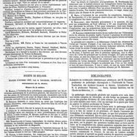 0024 - Page 22 - Travaux académiques. Académie de médecine. / Société de Biologie. / Bibliographie. Éléments de pathologie chirurgicale générale ; par M. Billroth... Traduction des docteurs Culmann et Sengel. Introduction par M. le professeur Verneuil. - Paris, Germer Baillière... - 1868