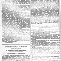 0046 - Page 46 - Médecine opératoire. Relation de trois cas de fistules vésico-vaginales et d'un cas de fistule urétéro-utérine operées avec succès ; par M. le docteur L. Duclout... La suite prochainement. / Revue des journaux de médecine. Journaux allemands. I. Archiv fur anatomie, physiologie und wissenschaftliche medicin ; par C. B. Reichert et E. du Bois-Reymond. / Sur l'insensibilité de la moelle épinière pour l'excitation électrique ; par H. Engelken. / Physiologie de la sécrétion lacrymale ; par M. Herzenztein