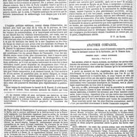 0054 - Page 54 - Revue sanitaire. Constitution médicale régnante. [Dr Vacher, Dr F. de Ranse]. / Anatomie comparée. L'organisation du règne animal ; cours d'anatomie comparée, professé dans le bâtiment annexe de la Sorbonne, par M. Edmond Alix. / Feuilleton. La pharmacie chez les Arabes