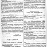 0072 - Page 72 - Revue des journaux de médecine. Journaux allemands. I. Archiv fur anatomie, physiologie und wissenschaftliche medicin ; par C. B. Reichert et E. du Bois-Reymond. Expériences sur la théorie de la formation des cellules et sur l'endosmose ; par M. Traube. Suite - Voir le numéro précédent. [Dr H. Beaunis...]. (La suite au prochain numéro.). Travaux académiques. Académie des sciences. Académie de médecine