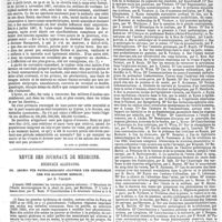 0087 - Page 87 - Médecine pratique. Typhus de la province de constantine en 1868 ; par M. A. Vital... La suite au prochain numéro. / Revue des journaux de médecine. Journaux allemands. III. Archiv fur pathologischen anatomie und physiologie und fur klinische medicin ; par R. Virchow