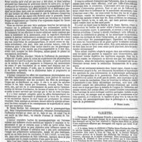 0096 - Page 96 - Bibliographie. Le pneumogastrique, les antimoniaux et la pneumonie ; par G. Th. da Souza Martins. Lisbonne, 1867. [Dr Henri Almès]. / Variétés. Nécrologie. M. le professeur Grisolle. / [Nécrologie] M. Le docteur Thibault