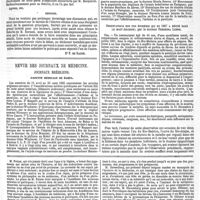 0103 - Page 103 - Correspondance médicale. Nouvelle lettre sur la théorie de la fermentation ; par M. Durand... / Revue des journaux de médecine. Journaux brésiliens. Gazette médicale de Bahia. / Observations sur une épidémie qui en 1867 a régné dans le haut Amazone ; par le docteur Ferreira Lemos. / Feuilleton. Les associés libres de l'académie de médecine