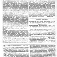 0111 - Page 111 - Revue hebdomadaire. La critique et l'académie. [Dr F. de Ranse]. / Médecine opératoire. Rélation de trois cas de fistules vésico-vaginales et d'un cas de fistule urétéro-utérine opérées avec succès ; par M. le docteur L. Duclout... (Suite. - Voir les n°s 4 et 6.). / Feuilleton. La métaphysique en médecine ; examen du rapport de M. Pidoux sur le prix Civrieux