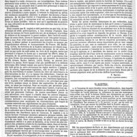 0124 - Page 124 - Bibliographie. Étude sur les maladies éteintes et sur les maladies nouvelles pour servir à l'histoire des évolutions séculaires de la pathologie ; par Charles Anglada... J.-B. Baillière et fils. Paris, 1869. [F. Moutet]. (La fin au prochain numéro.). / Variétés