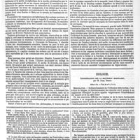 0129 - Page 129 - Anatomie comparée. L'organisation du règne animal ; cours d'anatomie comparée, professé dans le bâtiment annexe de la Sorbonne, par M. Edmond Alix. / Biologie. Considérations sur le mouvement musculaire ; par M. Paul Dupuy. Suite et fin. - Voir les n°s 1, 7 et 8. / Feuilleton. La métaphysique en médecine, examen du rapport de M. Pidoux sur le prix Civrieux. Suite - Voir le numéro précédent