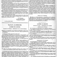0132 - Page 132 - Revue des journaux de médecine. Journaux allemands. II. Archiv fur pathologischen anatomie und physiologie, und fur klinische medicin ; par R. Virchow. Mort par rupture de varices de la rate ; par J. Cohnheim. [Dr H. Beaunis...]. La suite au prochain numéro. / Travaux académiques. Académie des sciences. / Académie de médecine