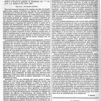 0136 - Page 136 - Bibliographie. Étude sur les maladies éteintes et sur les maladies nouvelles pour servir à l'histoire des évolutions séculaires de la pathologie ; par Charles Anglada... J. B. Baillière et fils. Paris, 1869. (Suite et fin. - Voir le numéro précédent.). [F. Moutet]. / Variétés