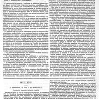 0137 - Page 137 - Revue hebdomadaire. Académie de médecine de Belgique : discussion sur l'admission des femmes dans les travaux souterrains. - Société de chirurgie : discussion sur les corps fibreux utérins qui compliquent la grossesse et l'accouchement. / Feuilleton. Le Monténégro, le pays et ses habitants. Topographie médicale et médecine indigène