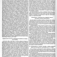 0144 - Page 144 - Revue des journaux de médecine. Journaux allemands. II. Archiv fur pathologischen anatomie und physiologie, und fur klinische medicin ; par R. Virchow. / Communication d'un vice de conformation congénital du poumon ; par E. Ratjen. / Contributions à l'histologie de la muqueuse linguale, par Michael Freyfeld-Szabadfoeldy. / Le cylindrotaenium du choléra asiatique, nouveau champignon trouvé dans les déjections cholériques ; par O. W. Thomé