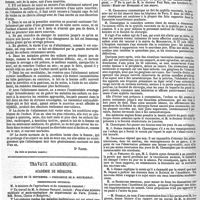 0504 - Page 504 - Revue des journaux de médecine. Journaux italiens. Bulletino delle scienze mediche. (Pubblicato per cura della societa medico-chirurgico di Bologna.) (Suite. - Voir les n°s 34 et 37.). De divers modes d'alimentation pour les enfants, comme substitution au lait de la femme ; par le docteur Cesare Belluzzi. [Dr Faure]. (La suite au prochain numéro.). / Travaux académiques. Académie de médecine