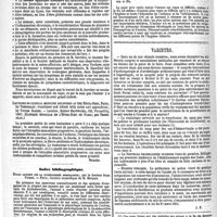 0508 - Page 508 - Revue bibliographique. I. De la tumeur hydatique alvéolaire (tumeur à échinocoques multiloculaires) ; par le docteur Carrière. Paris, Adrien Delahaye, 1868. II. Etude clinique sur la tumeur à échinocoques multiloculaires du foie et des poumons ; par le docteur Ducellier... Paris, Adrien Delahaye, 1868. III. De la tumeur hydatique alvéolaire ; par le docteur J. Carrière. (Archives de physiologie, 1869, n°1.). / Lectures on clinical medicine delivered at the Hôtel-Dieu, Paris ; by Trousseau ; translated and edited with notes and appendices, by Victor Bazire. - London, Robert Hardwicke, 192, Piccadilly, 1867. (Clinique médicale de l'Hôtel-Dieu de Paris ; par Trousseau.). [Nicaise]. / Index bibliographique. Étude critique sur la dysménorrhée membraneuse ; par le docteur Jules Ttoqué. - Paris, librairie scientifique de M. Marquis. / Considérations médico-philosophiques sur quelques points de l'éducation des enfants ; par le docteur Alphonse-Louis Blanc. - Paris, V. Masson et fils. / Variétés. / La Nouvelle pharmacopée Indienne. / Hygiène publique. [J. F.]