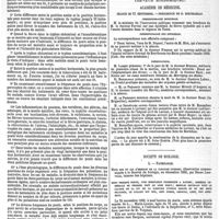 0519 - Page 519 - Revue des journaux de médecine. Journaux italiens. Il filiatre sebezio. De la fréquence du pouls dans les diverses maladies selon la position du malade ; par le docteur Errico de Renzi. [Dr Faure]. (La suite au prochain numéro.). / Travaux académiques. Académie de médecine. / Société de biologie