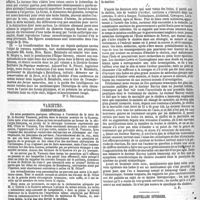 0548 - Page 550 - Revue bibliographique. I. Nouveaux éléments d'histoire naturelle médicale ; par Cauvet... - Chez J. B. Baillière. II. Instruction sur la recherche des poisons et la détermination des tâches de sang ; par B. Otto... III. Mémoire sur la conservation de la force et exposé de la transformation des forces naturelles ; par Helmholtz... Victor Masson. [Dr C. Delvaille.]. / Variétés. Correspondance. [Dr Beaunis]. / Chronique. [J. F.]. / Nouvelles diverses