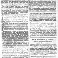0579 - Page 581 - Thérapeutique chirurgicale. Du traitement des cancroïdes (cancers cutanés, épithéliaux épithéliomas) par double cautérisation ; par le docteur C. Kuhn. / Revue des journaux de médecine. Journaux français des départements. Bulletin médical de l'Aisne. / Contracture permanente du membre supérieur droit, datant de quatre ans ; par M. Desprez