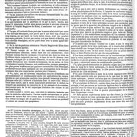 0590 - Page 592 - Revue des journaux de médecine. Journaux italiens. Gazetta medica italiana di Lombardia. Le tétanos et le curare ; notice sur quelques expériences cliniques inédites ; par le docteur Felice Dell'Acqua. / Sur la genèse de la fibrine dans l'organisme vivant ; recherches expérimentales, par le professeur Paolo Mantegazzi. / Feuilleton. Soranus d'Ephèse et son traité des maladies des femmes. Étude historique