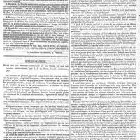 0599 - Page 601 - Travaux académiques. Société de thérapeutique. [Le secrétaire des séances, A. Ferrand]. / Bibliographie. Étude sur les hernies pariétales de la vessie et sur les calculs enchatonnés ; par J. J. de Silva Amado. Lisbonne, 1867